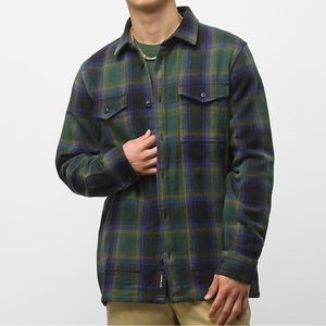 VANS EASTMONT HEAVY WEIGHT FLANNEL BUTTONDOWN SHIRT XL NWOT